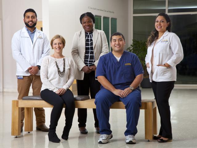 group photo of uc davis medical center employees