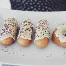 plate of donuts